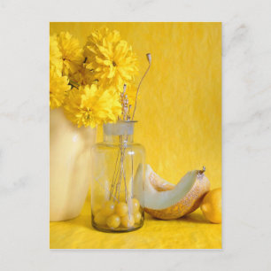 Yellow Still Life Recipe Card