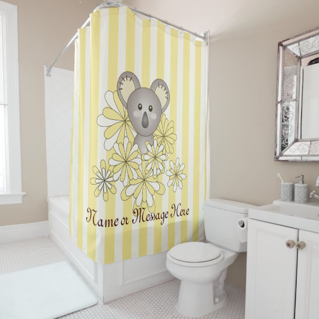 Yellow Stripe Cute Baby Koala Bear Kids (In Situ)