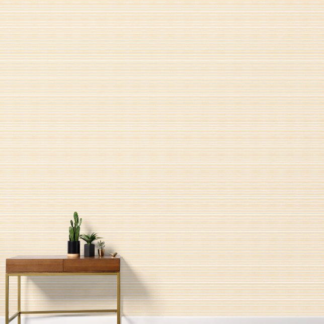 Yellow Stripe Wallpaper | Bright Striped Nursery & (Hallway)
