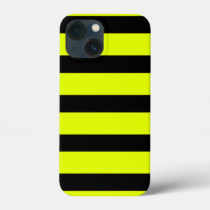 Yellow stripes pattern iPhone 13 mini case
