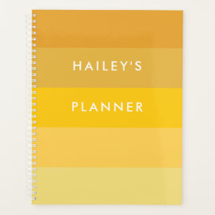 Yellow stripes pattern planner