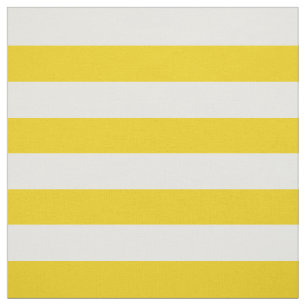 Yellow Stripes, White Stripes, Striped Pattern Fabric