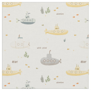 Yellow submarine Splish splash Fabric