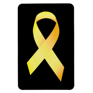 Yellow Suicide Prevention Ribbon Magnet