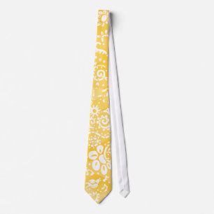 yellow summer tie