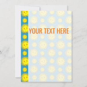 Yellow Sun Face Pattern Announcement