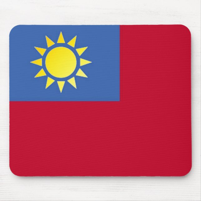 Yellow Sun Mouse Pad (Front)