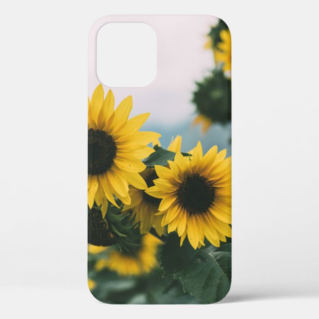 YELLOW SUNDLOWERS Case-Mate iPhone CASE (Back)