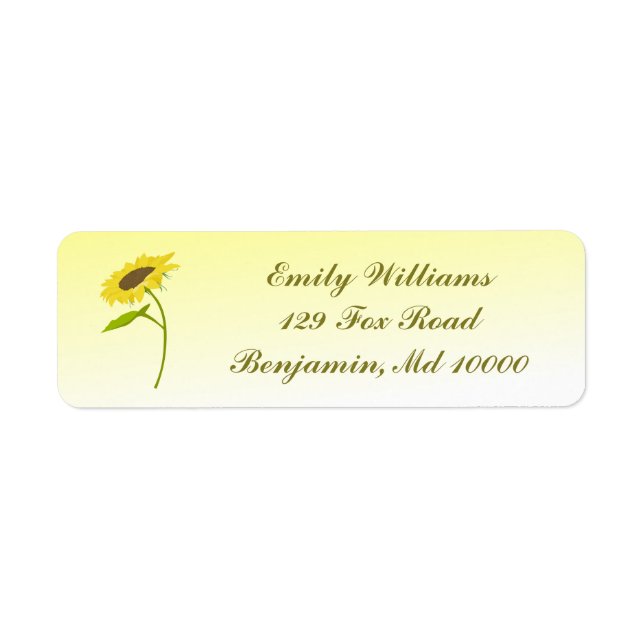 Yellow Sunflower (Front)