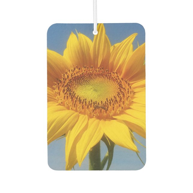 Yellow Sunflower Air Freshener (Front)