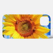 Yellow Sunflower and Bees on Blue Sky - Summer Day Case-Mate iPhone Case (Back (Horizontal))