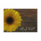 Yellow Sunflower & Barnwood Fall Wedding RSVP