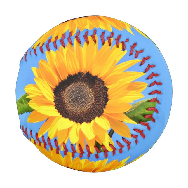 Yellow Sunflower Baseball (Front Right)
