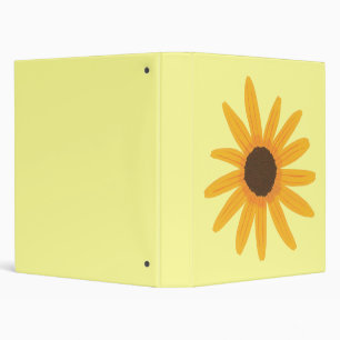 Yellow Sunflower Binders