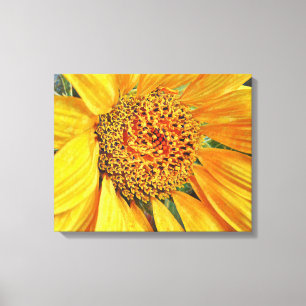 Yellow Sunflower Canvas Art Print