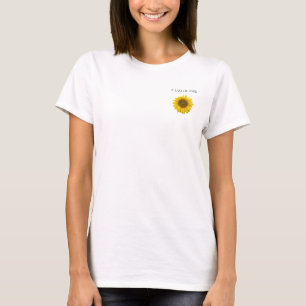 Yellow Sunflower Class of 2025 Graduation  T-Shirt