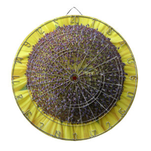 Yellow Sunflower Dart Board