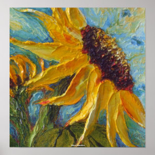 Yellow Sunflower Fine Art Poster