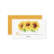 Yellow Sunflower Floral Wedding Place Cards