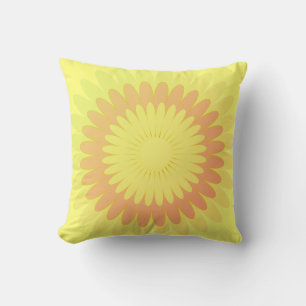 yellow ,sunflower,flower, throw pillow