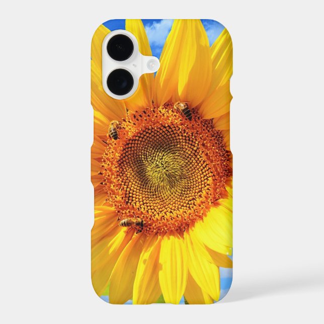 Yellow Sunflower iPhone Case (Back)