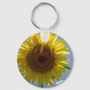 Yellow Sunflower Keychain