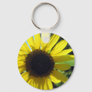 Yellow Sunflower Keychain