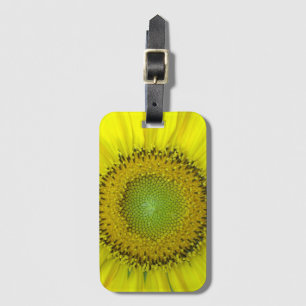 Yellow Sunflower Luggage Tag