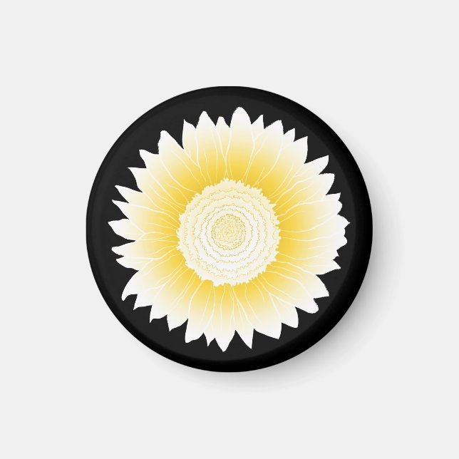 yellow sunflower magnet (Front)