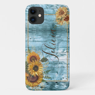 Yellow Sunflower Name iPhone 11 Case