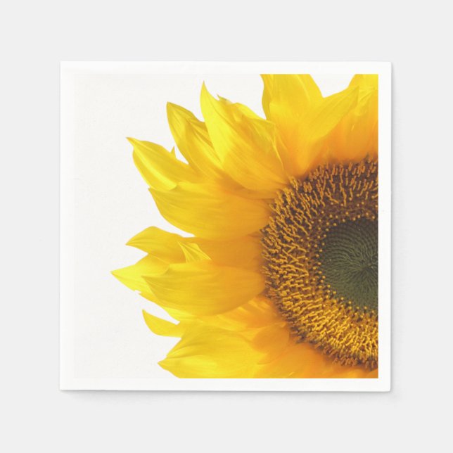 yellow sunflower napkin (Front)