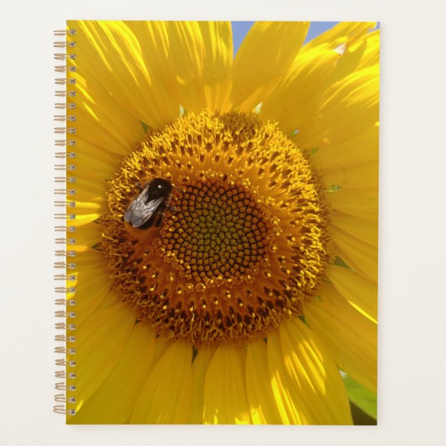 Yellow Sunflower Planner (Front)