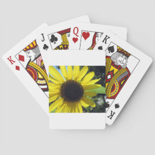 Yellow Sunflower Playing Cards