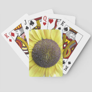 Yellow Sunflower Playing Cards