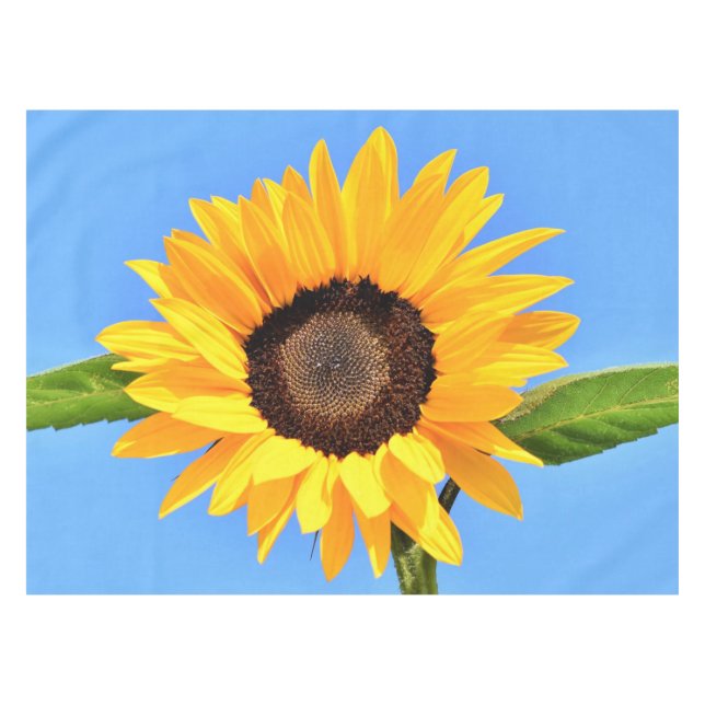 Yellow Sunflower Tablecloth (Front (Horizontal))