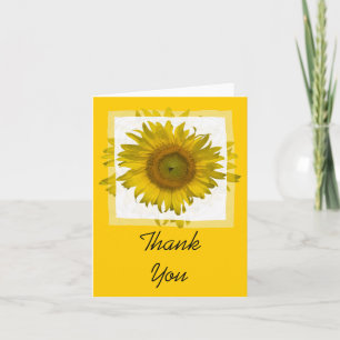 Yellow Sunflower Thank You