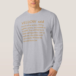 YELLOW Sunflower Thoughts T-Shirt