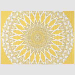 Yellow Sunflower Tristyns Mandala Tissue Paper