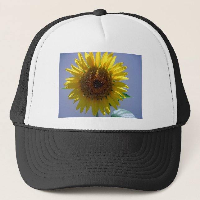 Yellow Sunflower Trucker Hat (Front)