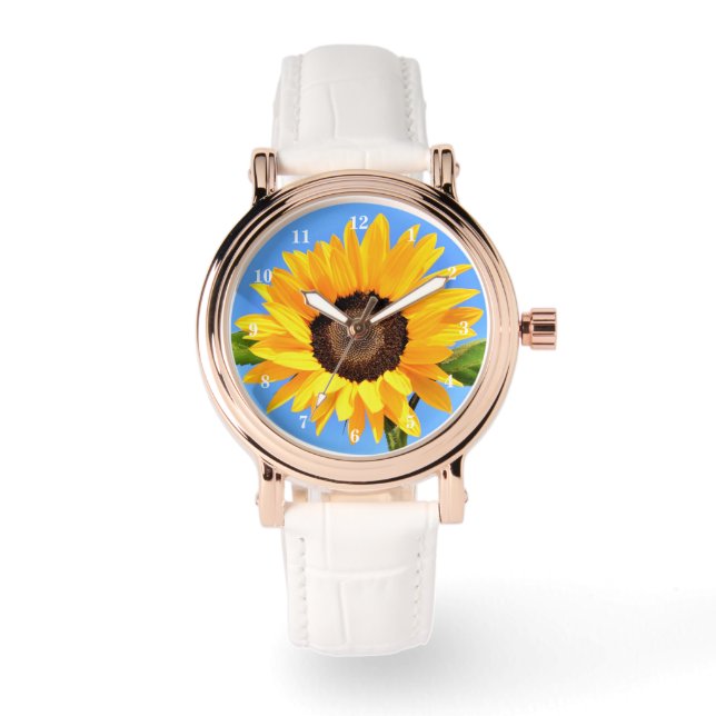 Yellow Sunflower Watch (Front)