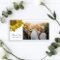 Yellow Sunflower Wedding Thank You Photo Card