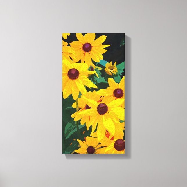 Yellow sunflowers canvas print (Front)