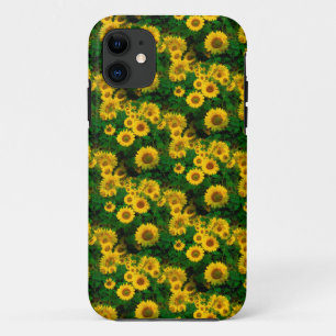 yellow sunflowers iPhone 11 case