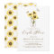 Yellow Sunflowers in Mason Jar Couples Shower
