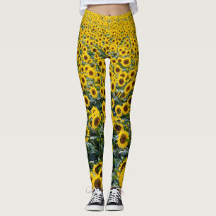Yellow Sunflowers Leggings