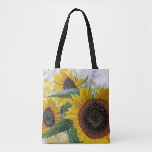 Yellow sunflowers - tote bag (Front)