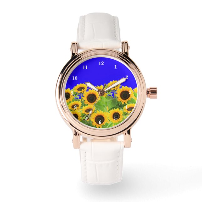 Yellow Sunflowers Watch (Front)