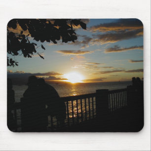 Yellow sunset mousepad