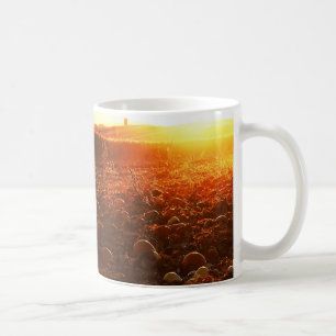 Yellow Sunset Pumpkin Patch Coffee Mug