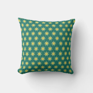 Yellow Sunshine Throw Pillow
